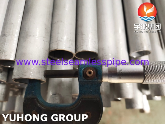 ASTM A789 ASMESA789 슈퍼 듀플렉스 스틸 톱리스 튜브 재료 S31803, S32205, S32750, S32760, S31254 열 교환기