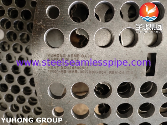 ASME SA36 고압 장비 중저압 장비용 탄소 강철 튜브 시트
