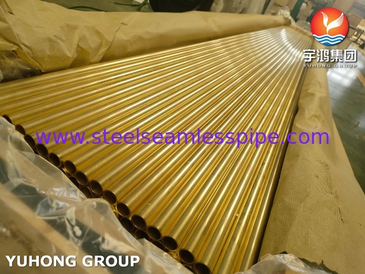 ASME SB111 C44300 열 교환기용 수직 구리 파이브 구리 파이브