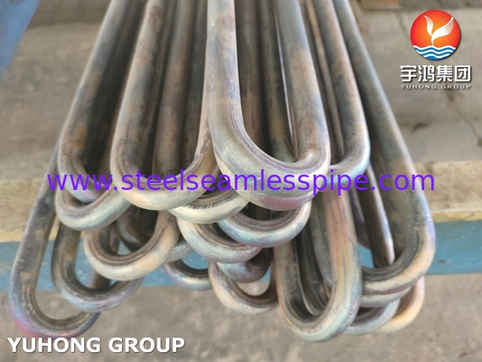 ASTM A213 TP316L 스테인리스 스틸 U 굽기 튜브 보일러 HT,ET NDT