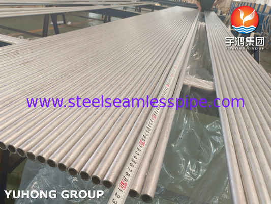 ASME SA789 / ASTM A789 S32750 열 교환기용 듀플렉스 스틸 꿰매지 않은 튜브, 화학 응용