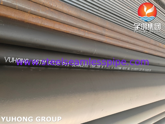 정제공업용 ASTM A335 P11 매듭 없는 합금강 파이프
