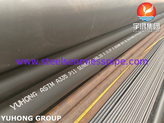 합금 강철 꿰매지 않는 튜브 ASTM A213 ASME SA213 등급 T5, T9, T11, T22