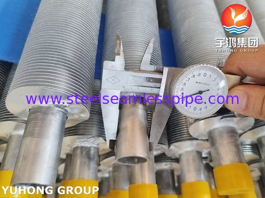 ASME SA249 스테인리스강 권선 핀 튜브 핀 타입 L LL KL, 공기 냉각기용