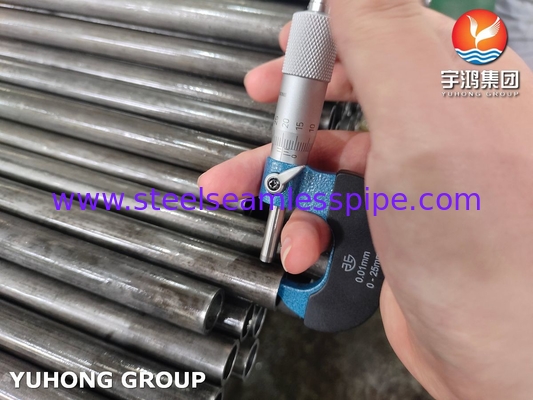 ASTM A179 / ASME SA179 매듭 없는 튜브 열 교환기, 콘덴서용 탄소 강철 보일러 튜브
