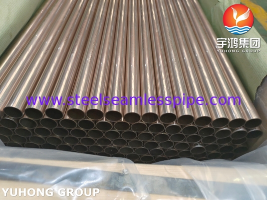 ASTM B111 C70600 매듭 없는 튜브 90 10 Cu-Ni 합금