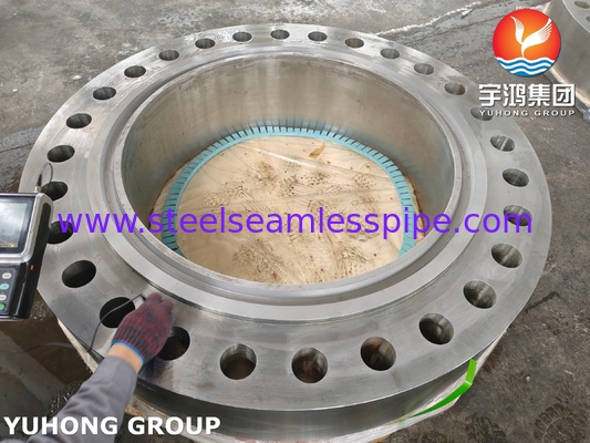 ASTM A105/ASME SA105 탄소 강철 긴 용접 목 플랜지, B16.5 LWNRF 플랜지