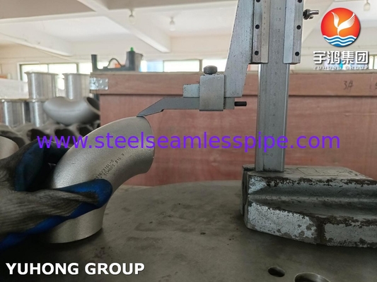 ASTM A403 / ASME SA403 WP316 / WP316L 스테인리스 스틸 무선 부트 웰드 피팅 90도 팔꿈치 B16.9