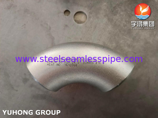 ASTM A403 / ASME SA403 WP316 / WP316L 스테인리스 스틸 무선 부트 웰드 피팅 90도 팔꿈치 B16.9