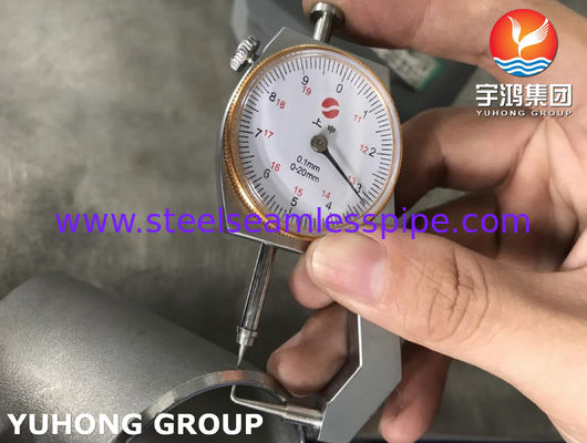 ASTM A815 S31803 듀플렉스 스틸 부트웨일드 90Deg 팔꿈치 파이프 피팅 B16.9