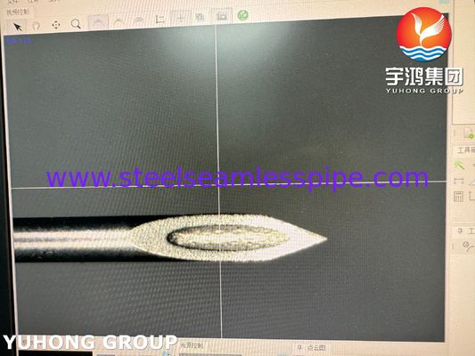 26G 스테인리스 스틸 후단 베벨드 바늘 튜브 의료 펀크션 ISO9626 SUS304