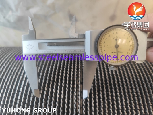 ASME SA312 TP347 스테인리스 스틸 HFW 톱니 모양 튜브