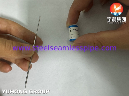 SUS304 의료용 바늘 튜브 란셋 베벨 포인트 ISO9626 ISO7864