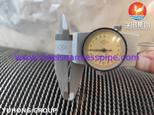 ASME SA312 TP347 스테인리스 스틸 HFW 톱니 모양 튜브