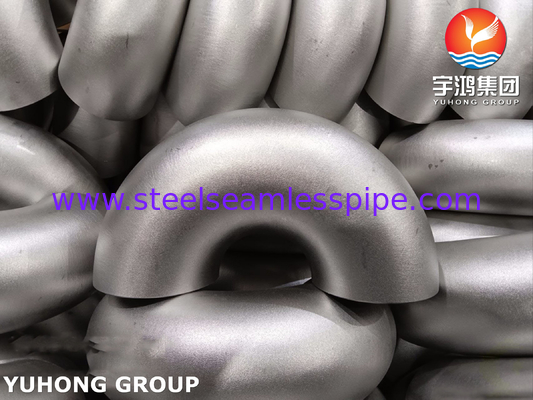 ASTM A403 WP321-S180 ° 시스템 압력 하락을 줄이기 위한 팔꿈치