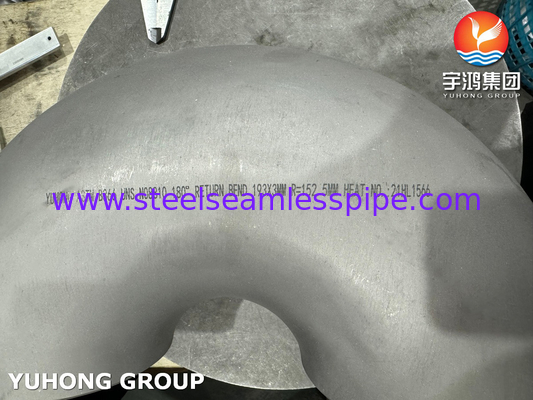 ASTM B366 UNS NO8810 180 귀환 에틸렌 크래킹 오븐용 180도 팔꿈치 부트 웰드 부착