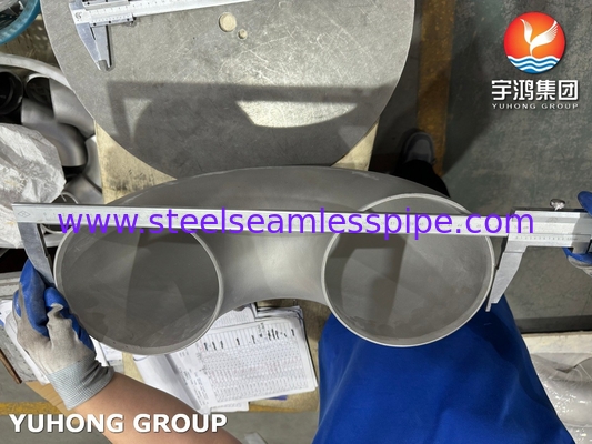 ASTM B366 UNS NO8810 180 귀환 에틸렌 크래킹 오븐용 180도 팔꿈치 부트 웰드 부착