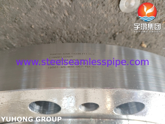 ASME SA336 F11 Cl2 채널 커버 석유화학물질 수소화 원자로용 대형 도장