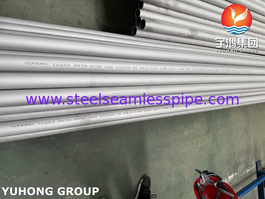 ASTM A790 / ASME SA789 S32205 듀플렉스 스틸 무선 파이프 석유 가스 산업용