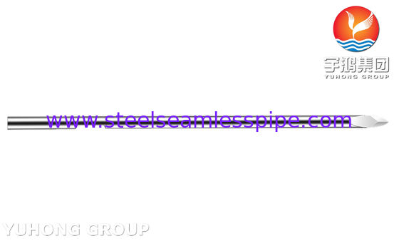 30G 스테인리스 스틸 갈라진 혈액 랜세트, 피 수집을 위한 고체 끝 바늘 튜브, ISO9626
