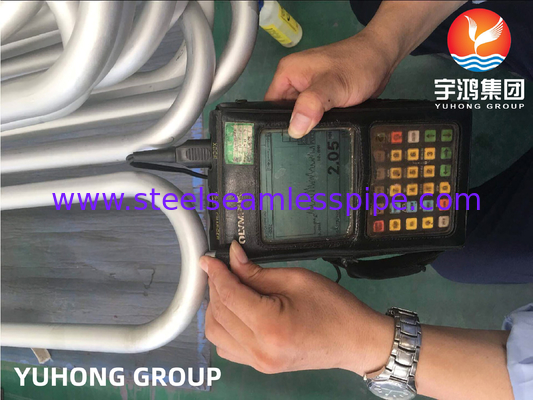 인코넬 625 니켈 알로이 톱리스 튜브 ASTM B444 UNS NO8825 열 교환기