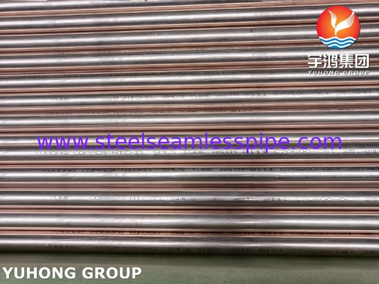 ASTM B111 UNS C70600 O61 구리 니켈 튜브, Cu90Ni10 열 교환 튜브
