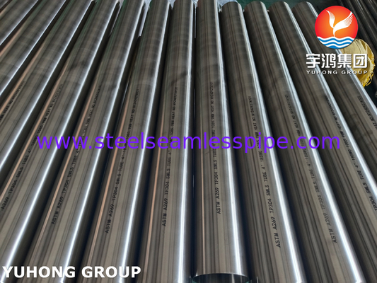 ASTM A269 TP304 Stainless Steel Seamless Tube Tubing Bright Annealed Finish