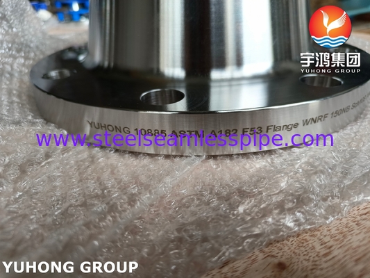 슈퍼 듀플렉스 2507 플랜지 ASTM A182 F53 UNS S32750 슈퍼 듀플렉스 웰드 넥 플랜지