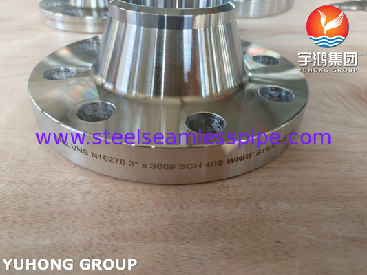ASTM B564 N10276 니켈 합금 강철 가조 플랜지 B16.5 고온 응용