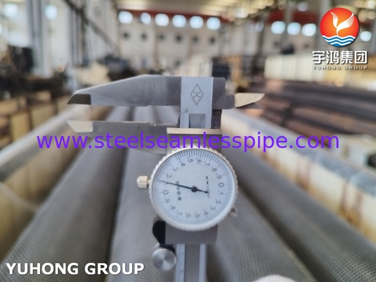 ASTM A312 TP347H 스테인리스 스틸 HFW 원자력 발전소용 톱니 톱니 튜브