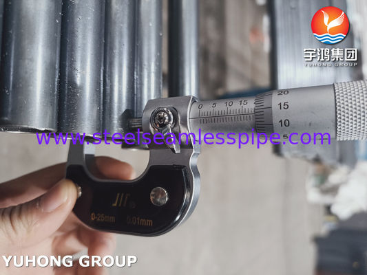 ASTM A268 TP405 UNS S40500 페리틱 및 마르텐시틱 스테인리스 스틸 무縫管 열처리 장비