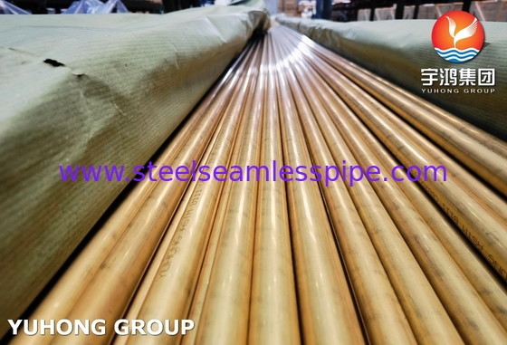 ASME SB111 C68700 열 교환기용 매듭 없는 구리 파이프 O61