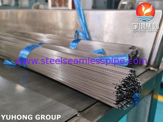 ISO9626 SUS304 용접된 스테인리스 스틸 의료 모세혈관 파이프, 하피더믹 파이프