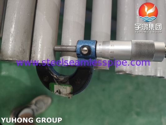 ASTM A249 TP316Ti 스테인리스 스틸 용접 파이프, 석유화학, 열 교환기 석유 및 가스