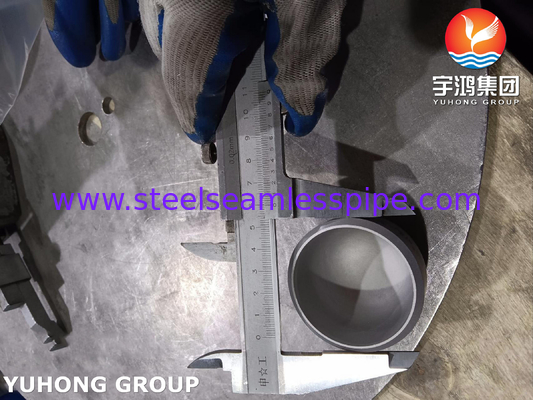ASTM A815 UNS S32750 스테인리스강 캡 피팅 (고압용)