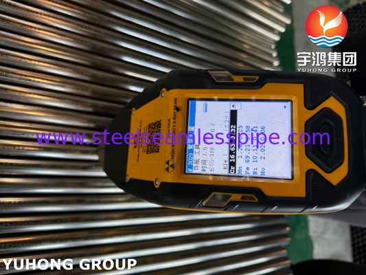 ASTM A249 TP316L 스테인리스 스틸 웰딩 튜브 밝은 앙일러 보일러 슈퍼 히터 열 교환 튜브