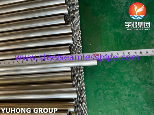 ASTM A249 TP316L 스테인리스 스틸 웰딩 튜브 밝은 앙일러 보일러 슈퍼 히터 열 교환 튜브