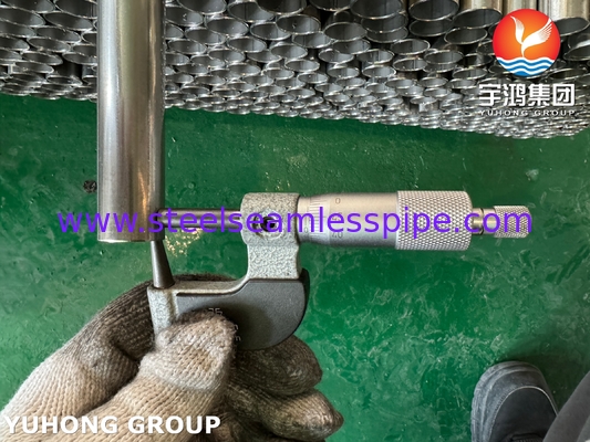 ASTM A249 TP316L 스테인리스 스틸 웰딩 튜브 밝은 앙일러 보일러 슈퍼 히터 열 교환 튜브