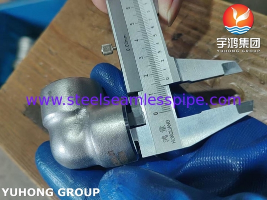 ASTM A182 F53 S32750 슈퍼 듀플렉스 스테인리스 스틸 90Deg 팔꿈치 B16.11 화학 응용