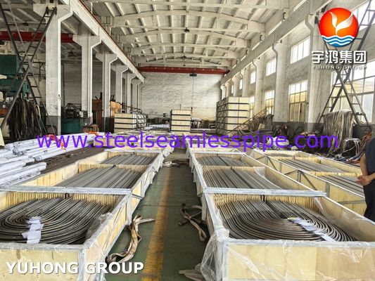 스테인리스 스틸 열교환기 U 벤드 튜브 A213/SA213 TP304L 브라이트 어닐링 BA 심리스 등급 TP304L / UNS S30403