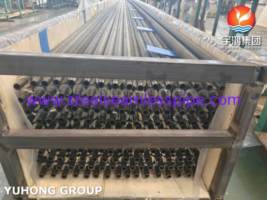 공랭식 냉각기용 탄소강 ASTM A179 G형 임베디드 핀 튜브