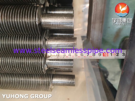 공랭식 냉각기용 탄소강 ASTM A179 G형 임베디드 핀 튜브