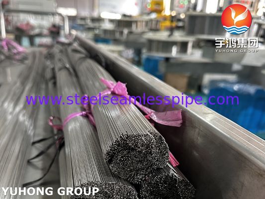 의료 주입용 고정밀 스테인리스 스틸 하피더믹 튜브 ISO9626 SUS304