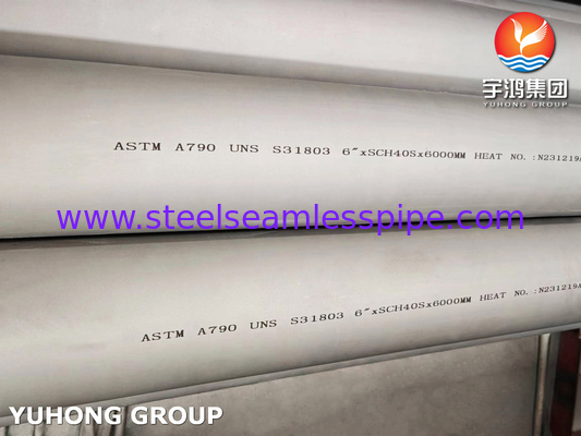 ASTM A790 / ASME SA790 S31803 듀플렉스 스테인레스 스틸 파이프