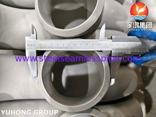 ASTM A403 / ASME SA403 WP321H 스테인리스 스틸 피팅 이음매 없는 180° 엘보 B16.9