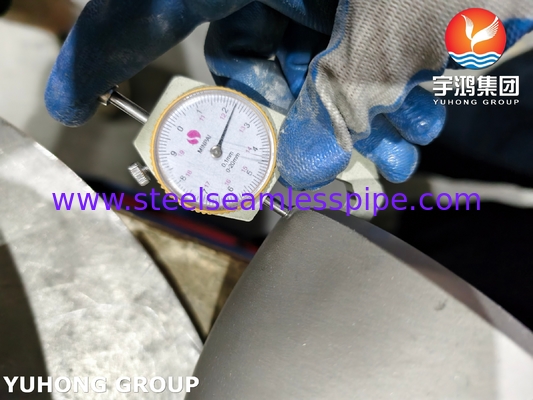 ASTM A403 / ASME SA403 WP321H 스테인리스 스틸 피팅 이음매 없는 180° 엘보 B16.9