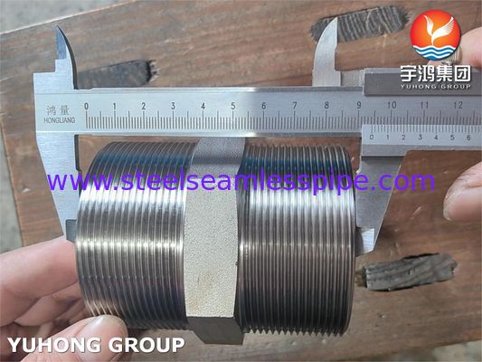 ASTM A182 F316L BSP 연합 헥스  Nipple 압력 도형