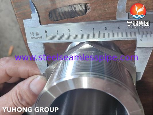 ASTM A182 F316L BSP 연합 헥스  Nipple 압력 도형