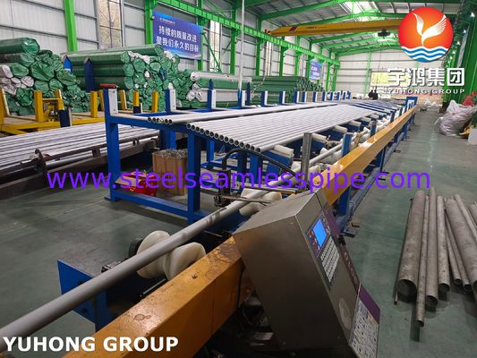 ASTM B407 UNS N08810 Nickle Alloy Steel Welded Tube For Power Generation