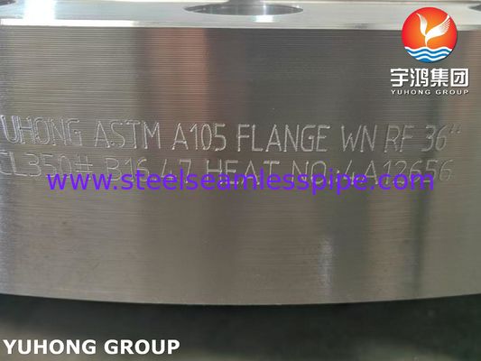 ASTM A105 웰드네크 승격면 탄소강 가조 플랜지 B16.5